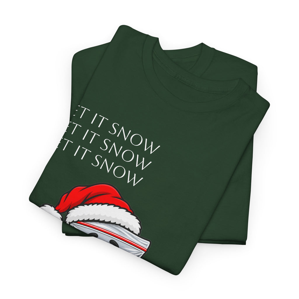 T‑Shirt — "Let It Snow" Bag Character Graphic Tee