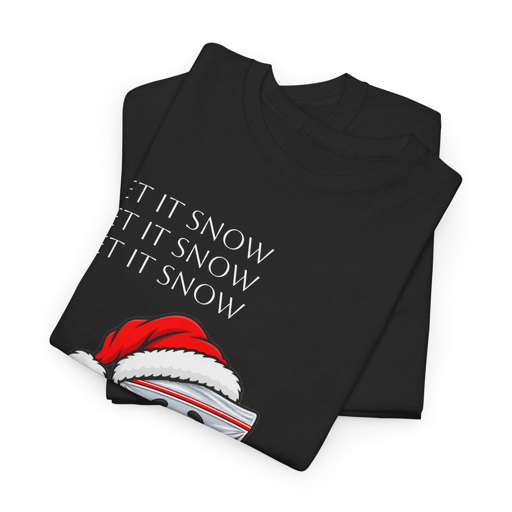 T‑Shirt — "Let It Snow" Bag Character Graphic Tee