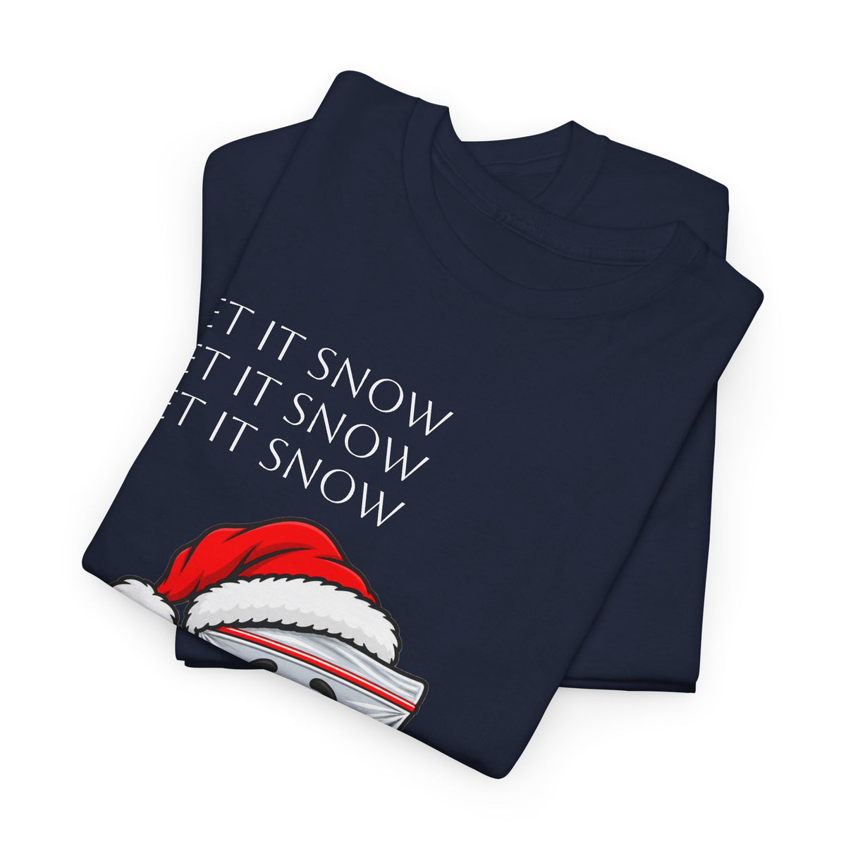 T‑Shirt — "Let It Snow" Bag Character Graphic Tee
