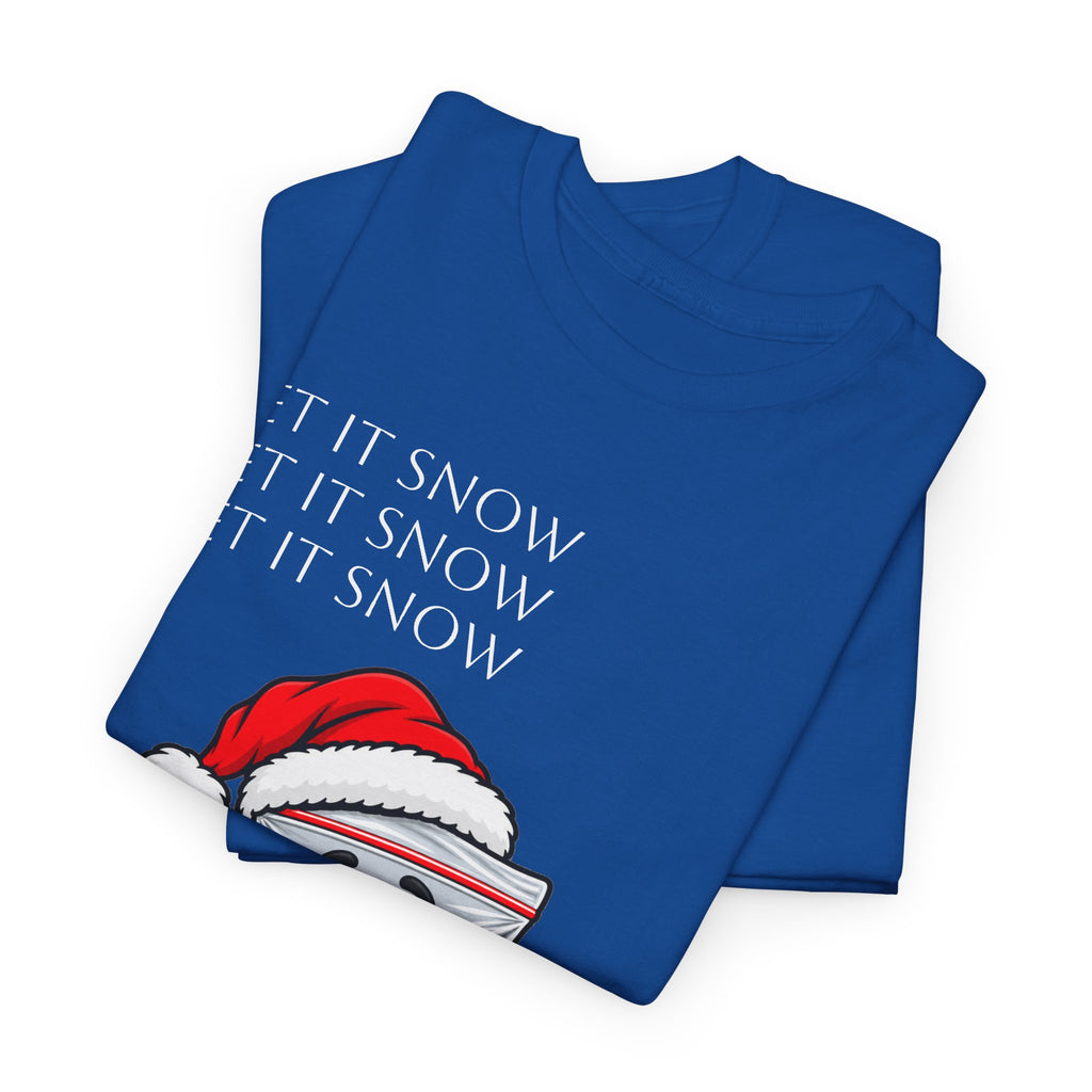 T‑Shirt — "Let It Snow" Bag Character Graphic Tee