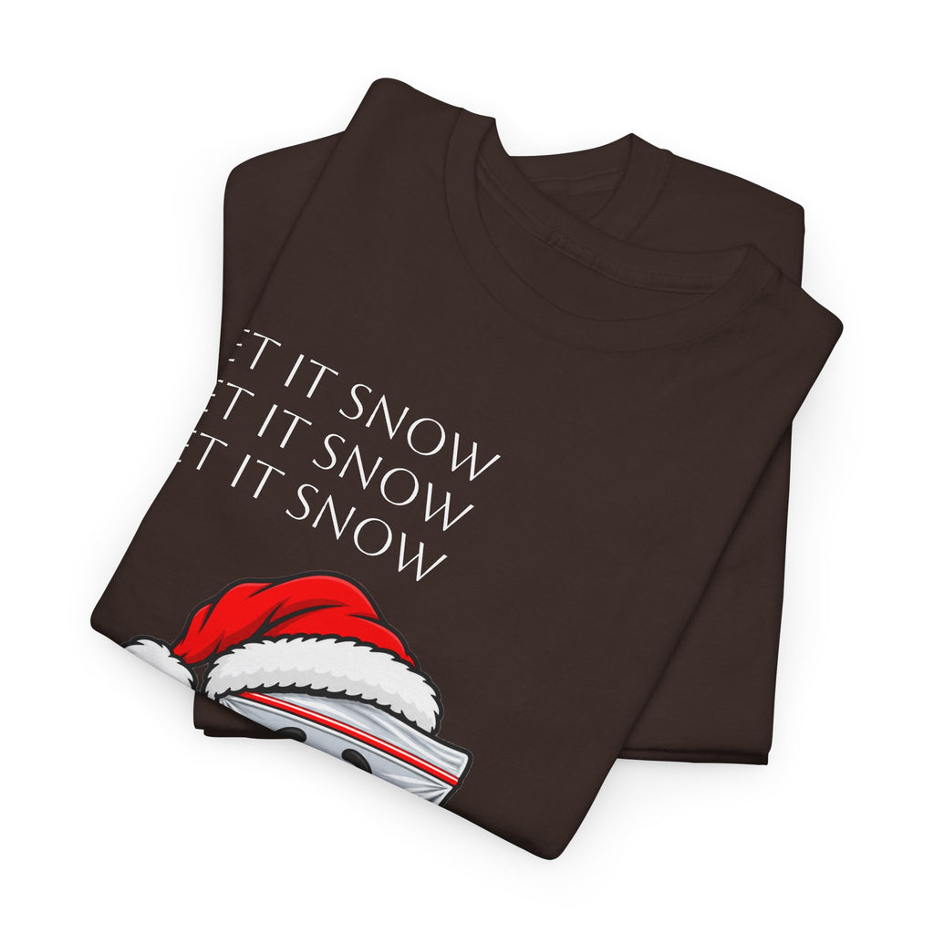 T‑Shirt — "Let It Snow" Bag Character Graphic Tee